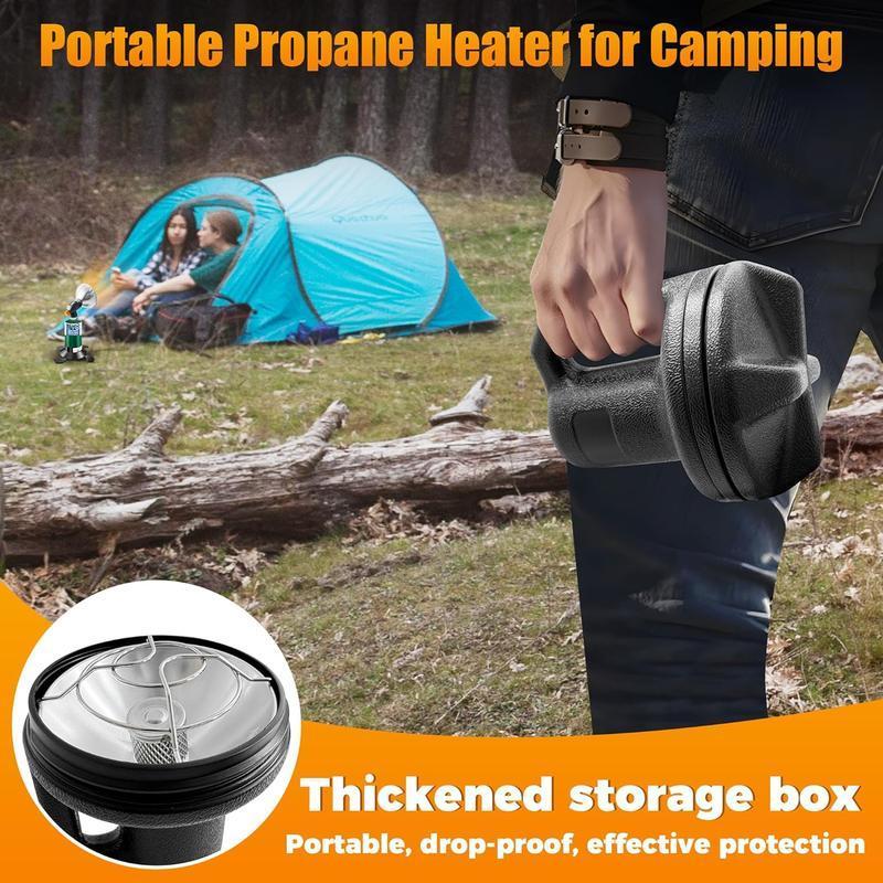 8500BTU Portable Propane Heater – Reinforced Base & Tank Holder ⛽